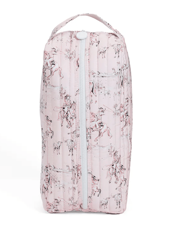 Medium Boot Bag - Quilted Cowgirl Toile - by Morrow & Main