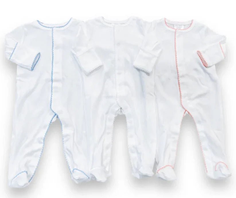 Picot Trim Footie - by Morrow & Main