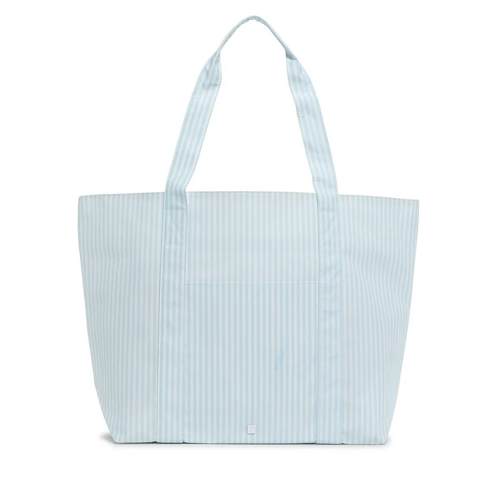 Pimlico Stripe Blue Jumbo XL Tote - by Morrow & Main