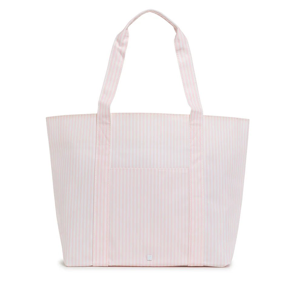 Pimlico Stripe Pink Jumbo XL Tote - by Morrow & Main