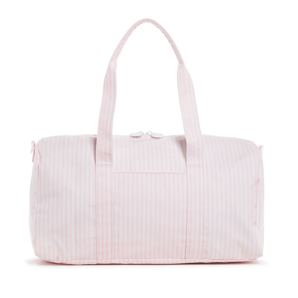 Pimlico Stripe Pink Weekender - by Morrow & Main