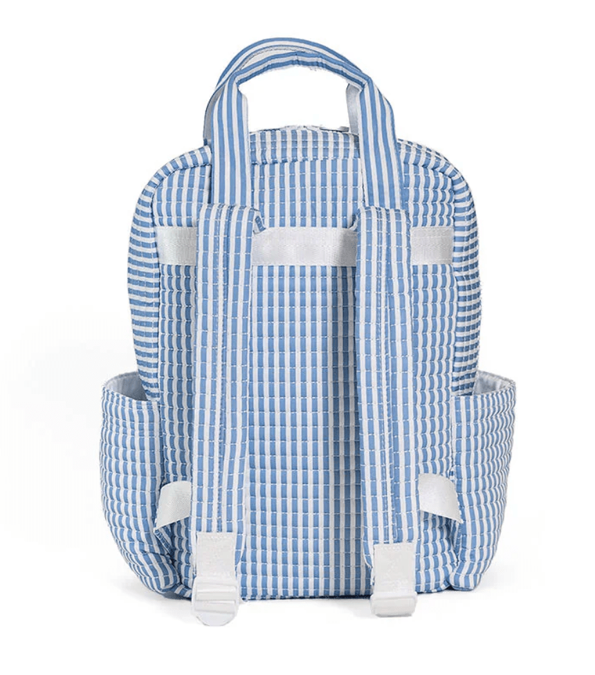 Quilted All You Need Bag - Pimlico Stripe Chambray - by Morrow & Main