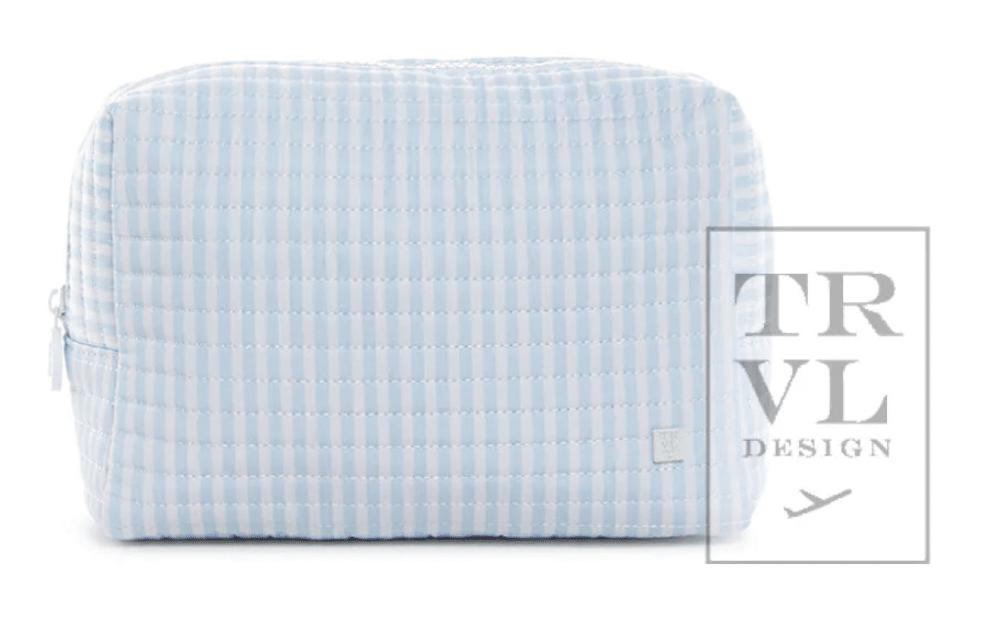 Quilted Everyday Bag - Pimlico Stripe Blue - by Morrow & Main