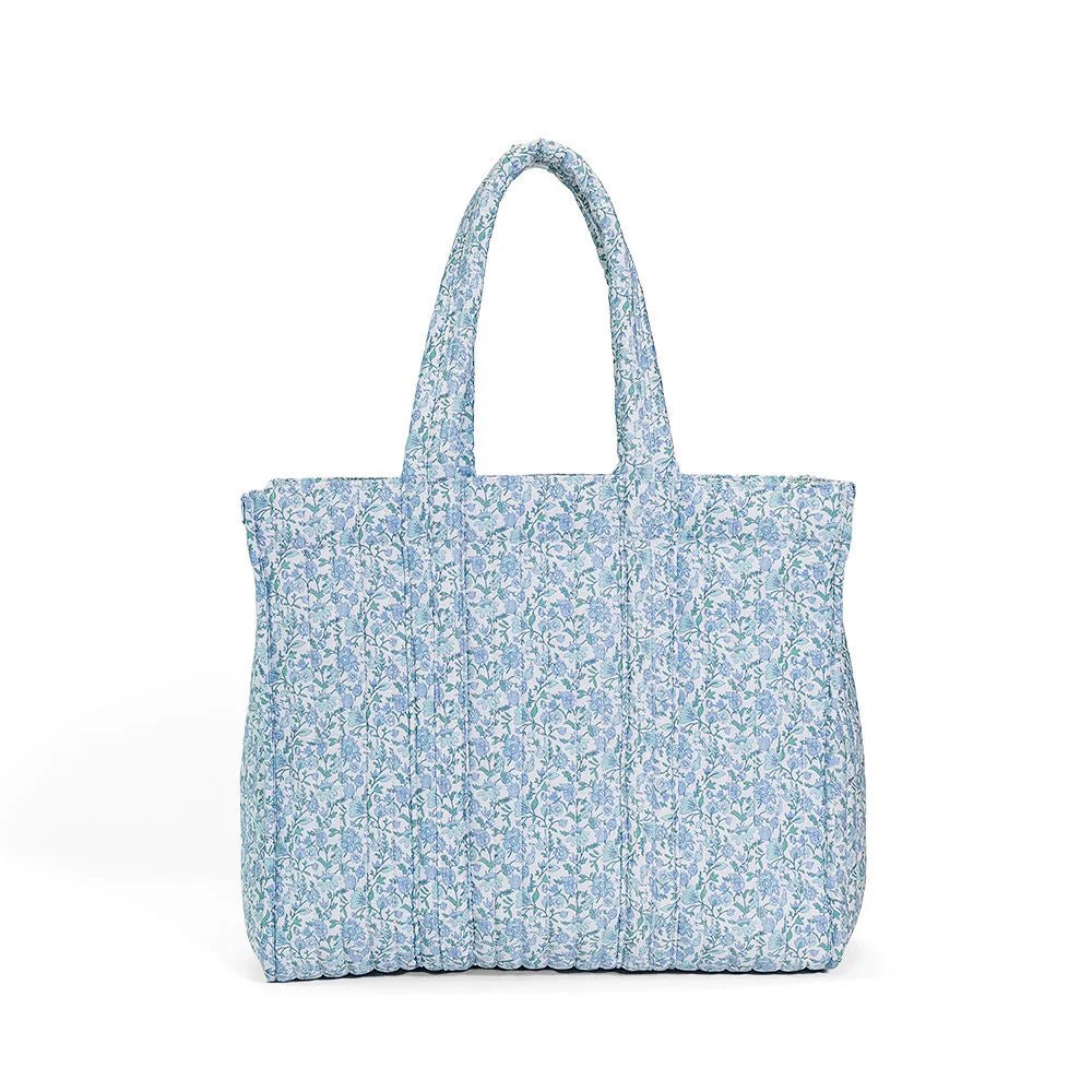 Quilted Go Go Tote - Hampton Floral - by Morrow & Main