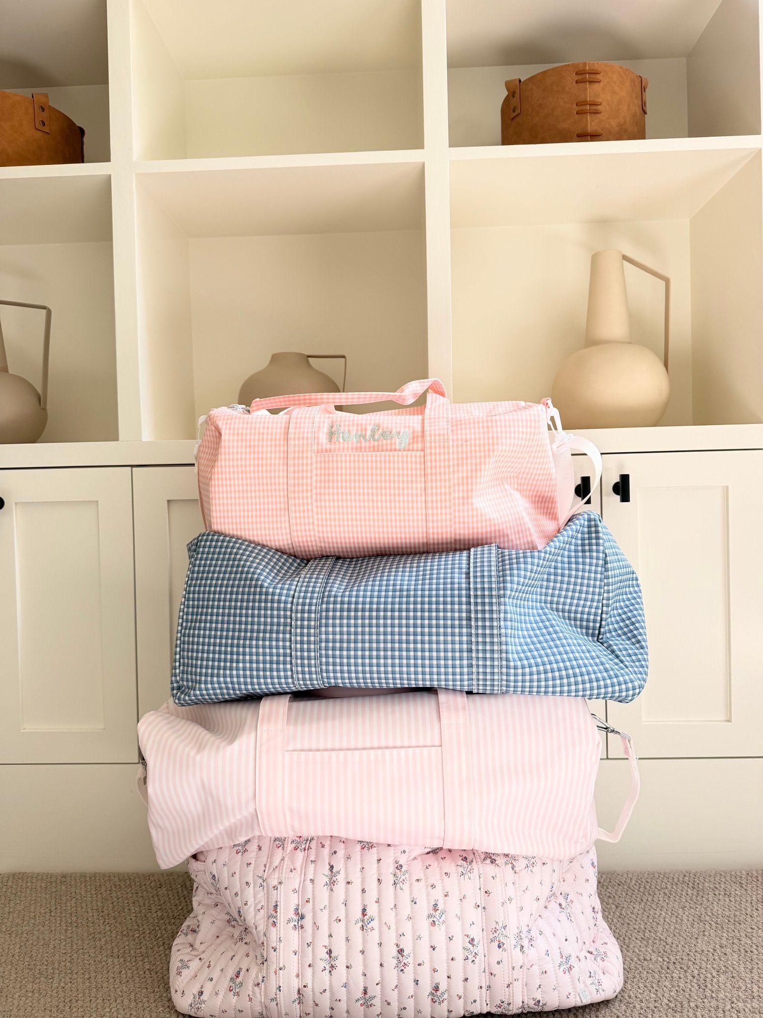 Quilted Grande Duffel - Fleurie - by Morrow & Main