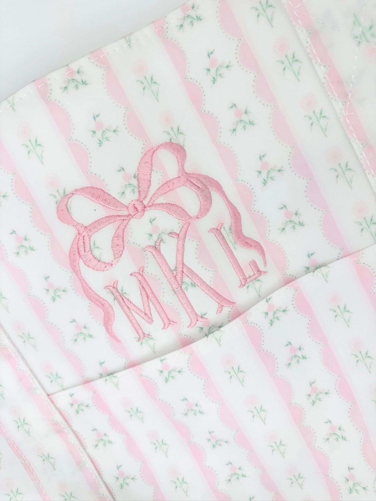 Ribbon Floral Pink Jumbo XL Tote - by Morrow & Main