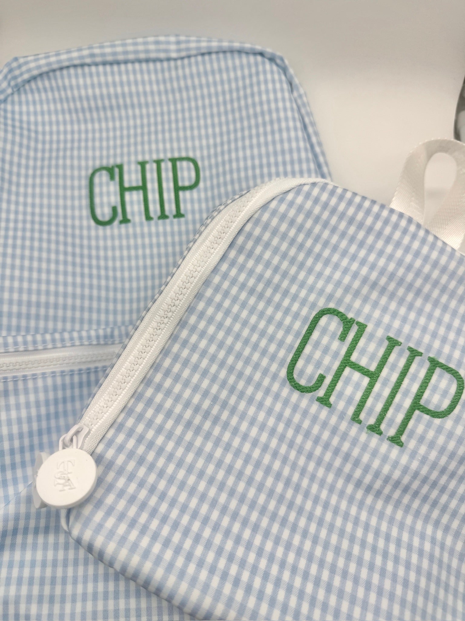 TRVL Bring It! Lunch Bag - Gingham Mist - by Morrow & Main