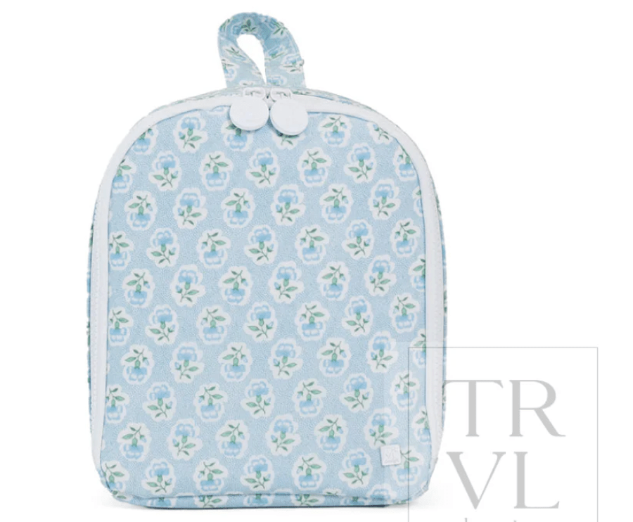 TRVL Bring It! Lunch Bag - Petite Fleur Blue - by Morrow & Main