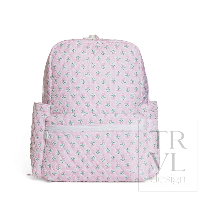 XL Backpacker- Quilted Petite Fleur Pink - by Morrow & Main