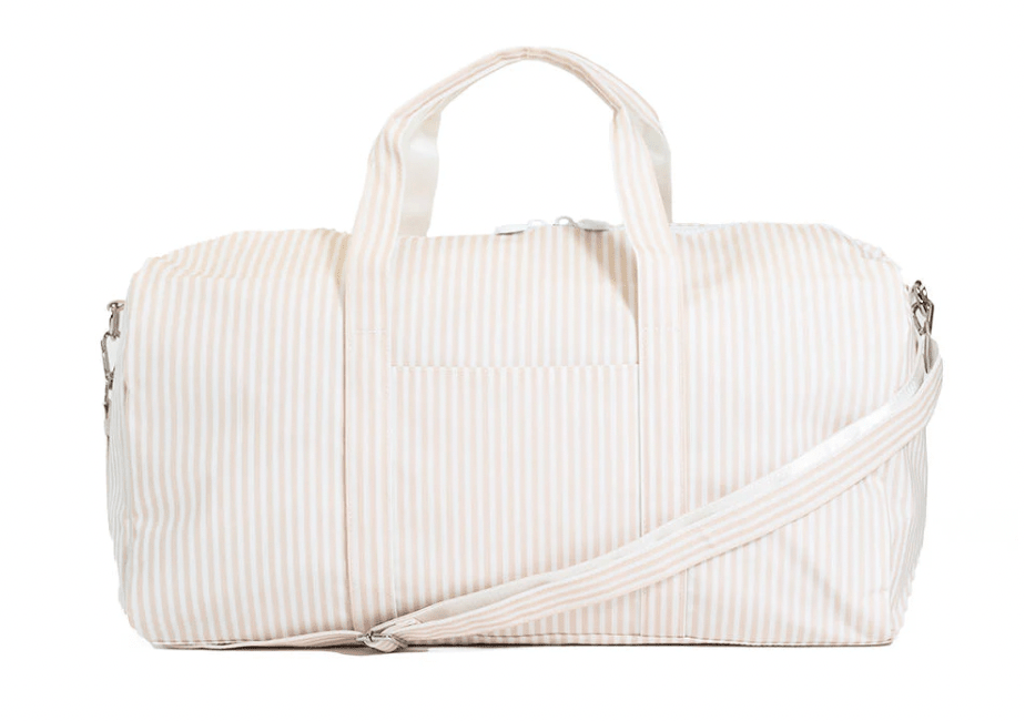 XL Weekender Duffle Bag - Pimlico Stripe Sand - by Morrow & Main